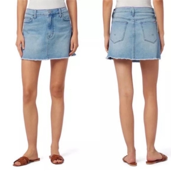 Hudson Jeans Dresses & Skirts - Hudson Vivid Skirt Stretch Raw Hem Size: 30